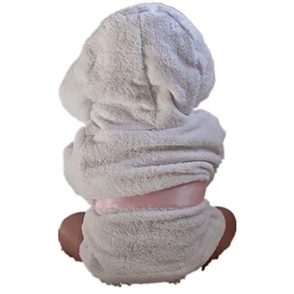 Baby Girl Bathrobes Wash Waddle Princess Crown Hooded Robe Girls Bath Robe Towel Terry Cotton Ultra Absorbent