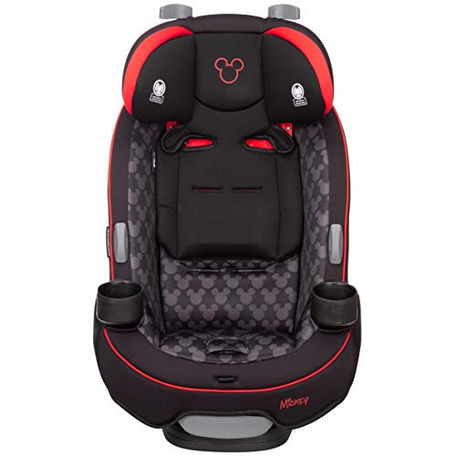 Disney Convertible Car Seat, Rear Facing 5-40 pounds, Forward Facing 30-65 pounds, Booster 40-100 lbs, Convert From Infant to Toddler, Simply Mickey