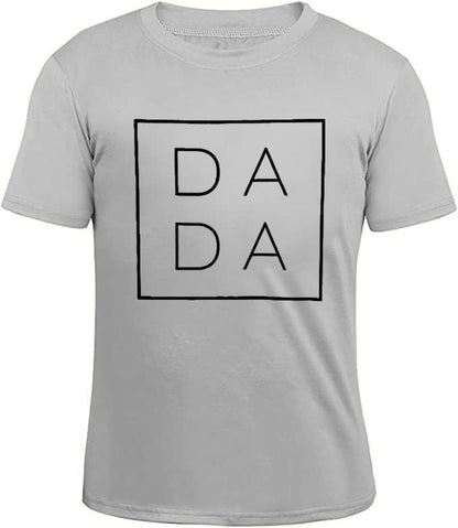 MNLYBABY Dad Shirts for Men Funny DADA Letter Print Graphic Tshirts Father Daddy Papa Gifts Tee Tops