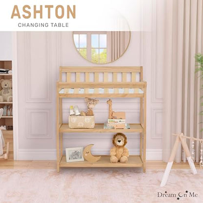Dream On Me Ashton Changing Table, Natural, 34x20x40 Inch (Pack of 1)