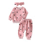 AMAWMW Infant Baby Girl Clothes Long Sleeve Loose Sweatshirts Pockets Pants Headband Outfits Fall Winter Spring Gift