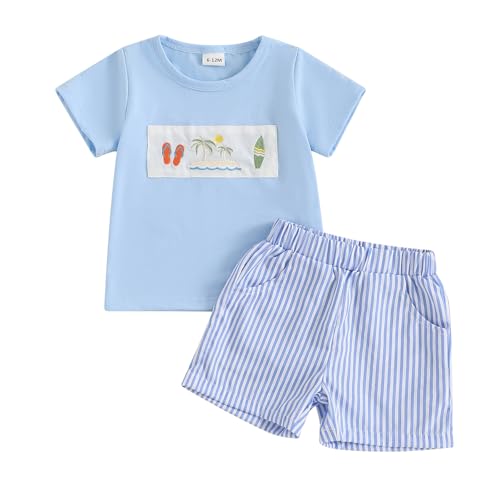 Toddler Baby Boy Summer Clothes Funny Pattren Letter Short Sleeve T Shirt with Shorts 2 Peices Outfits
