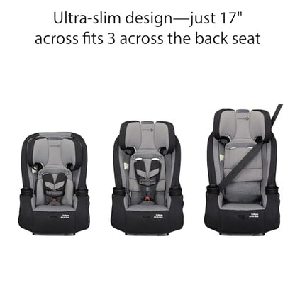 Safety 1st Convertible Car Seat, Convert from Rear to Forward Facing and Belt-Positioning Booster, High Street, From Birth to Age 10, TriMate