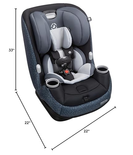 Maxi-Cosi Pria Max All-in-One Convertible Car Seat, Rear Facing Car Seat (4-40 lbs), Forward Facing Car Seat (22-65 lbs), High Back Booster Seat (40-100 lbs), Pure COSI, Desert Wonder