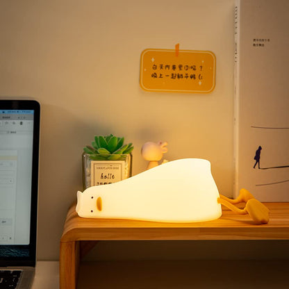 Led Cute Dog Night Light, Dimmable Nursery Puppy Kawaii Lamps, Super Squishy Silicone USB Rechargeable Touch Control Night Lamp for Kids Adults, Used for Camping Party Room Decor (Dog)