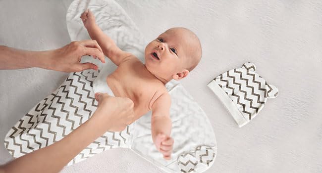 3-Pack Organic Baby Swaddle Sleep Sacks - Newborn Swaddle Sack - Baby Sleep Sack - Baby Swaddle Blanket Wrap…