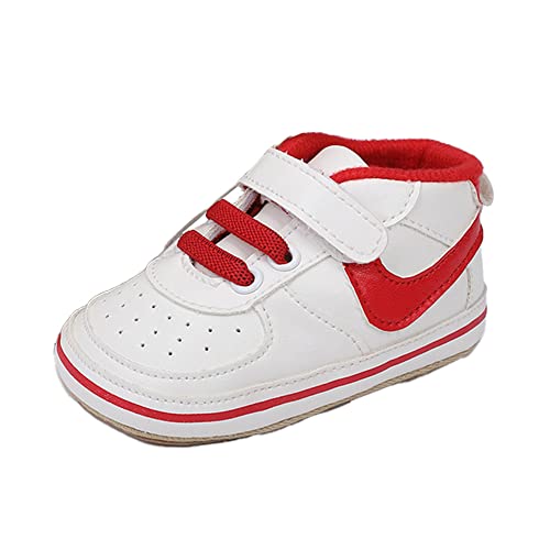 Clowora Unsex Baby Shoes Boys Girls Infant Sneakers Non-Slip Soft Rubber Sole Toddler Crib First Walker Lightweight Shoes