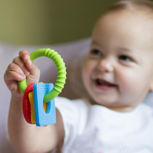 Dr. Brown's AquaCool Water-Filled Baby Teether, Cools & Massages Sore Gums, BPA Free, Pineapple and Apple, 2 Pack, 3m+