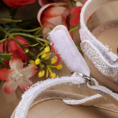 Baby Girls Butterfly Sandals Infant First Walking Slipper Shoes Soft Soles Non-Slip Summer Princess Shoes 0-18M