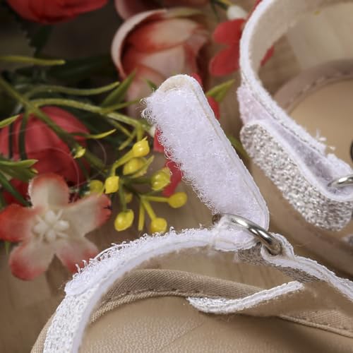 Baby Girls Butterfly Sandals Infant First Walking Slipper Shoes Soft Soles Non-Slip Summer Princess Shoes 0-18M