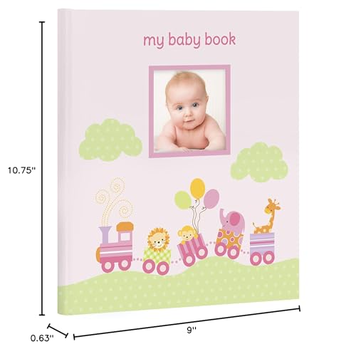 Bird Photo Album, Memory Keepsake Babybook, Gender-Neutral Baby Accessory for New and Expecting Parents, Pink