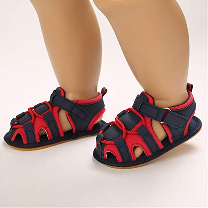 Baby Girls Boys Summer Sandals Unisex Infant Premium Soft Anti-Slip Rubber Sole Toddler Outdoor Beach Walking Shoes