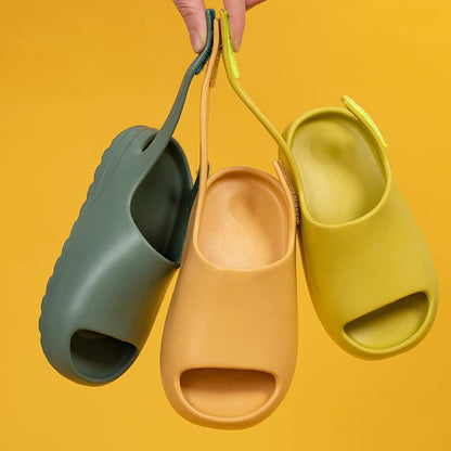 Toddler Little Kids Slides Sandals, Kid Summer Slip On Slides Sandals,Slippers with Strap Anti-slip Water Shoes，Indoor Outdoor Lightweight Slippers Sandals for Boys and Girls