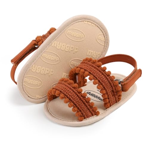 Baby Sandals Infant Boys Girls Summer Dress Flat Shoes Beach Sandals Newborn Crib Shoes First Walkers Prewalkers