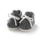 LAWKUL Baby Booties Knit Newborn Shoes Cozy First Walkers Infant Toddler Boots for Boy Girls 0-3 Months
