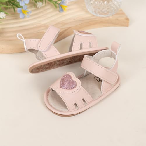 HsdsBebe Baby Girls Sandals Bohemia Flower Bow Soft Sole Toddler First Walkers Beach Summer Shoes