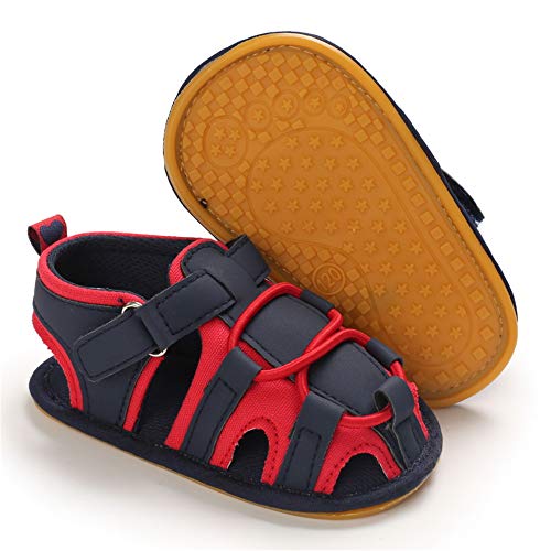 Baby Girls Boys Summer Sandals Unisex Infant Premium Soft Anti-Slip Rubber Sole Toddler Outdoor Beach Walking Shoes