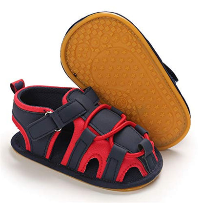 Baby Girls Boys Summer Sandals Unisex Infant Premium Soft Anti-Slip Rubber Sole Toddler Outdoor Beach Walking Shoes
