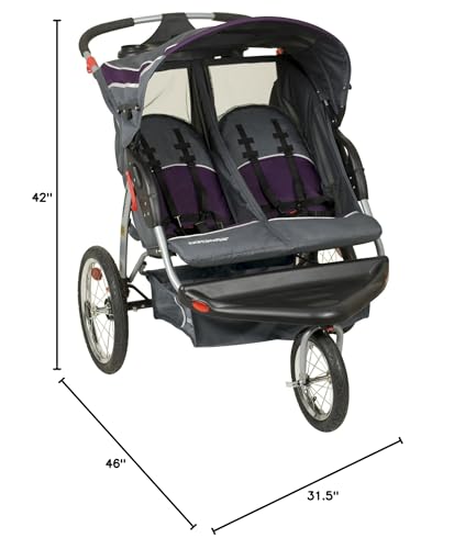 Baby Trend Expedition Double Jogger Stroller, Griffin