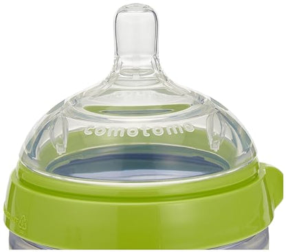 Comotomo Baby Bottle Double Pack, Pink, 5oz