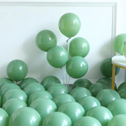 Baby in Bloom - Kit de arco de globos de 139 piezas, guirnalda de globos color verde salvia pastel y rosa para decoración de fiesta de cumpleaños de baby shower