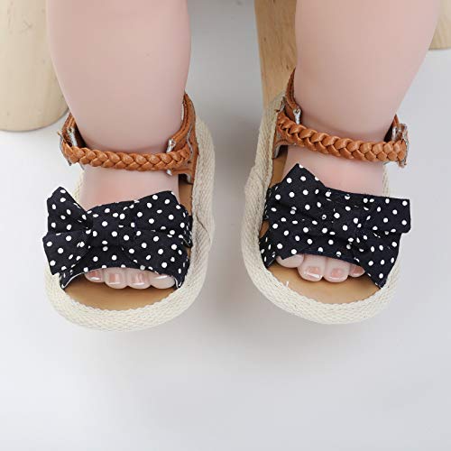 Baby Girl Sandals Summer Crib Shoes Bowknot Soft Sole Infant Girls Princess Dress Flats First Walker Shoes