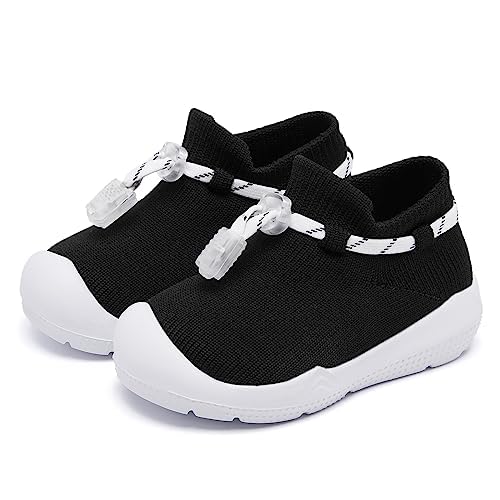 MORENDL Baby Sock Shoes Toddler Sneakers Infant Tennis Slip On Walking Shoes Boys & Girls Non-Slip Slippers