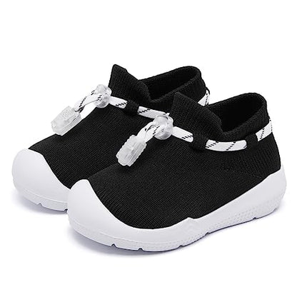 MORENDL Baby Sock Shoes Toddler Sneakers Infant Tennis Slip On Walking Shoes Boys & Girls Non-Slip Slippers