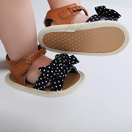 Baby Girl Sandals Summer Crib Shoes Bowknot Soft Sole Infant Girls Princess Dress Flats First Walker Shoes