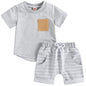 Mubineo Infant Toddler Baby Boy Summer T Shirt Shorts Outfits Short Sleeve Tee Tops Clothes Set