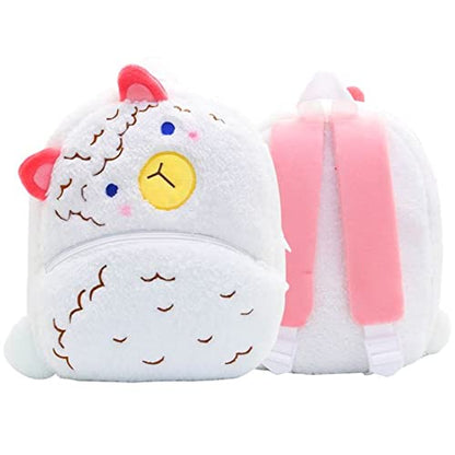 Toddler Backpack for Boys and Girls, Cute Soft Plush Animal Cartoon Mini Backpack Little For Kids 2-6 Years (Cows)