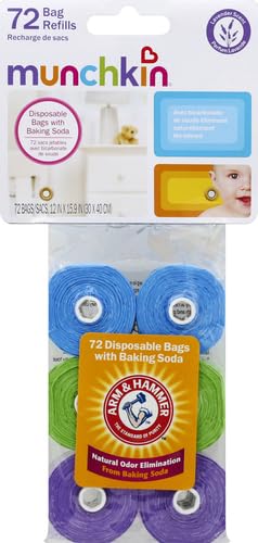 Munchkin® Arm and Hammer Diaper Bag Dispenser and 24 Diaper Disposal Bags