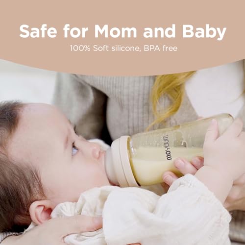 PPSU All-in-One Baby Bottle - Anti-Colic, Wide-Neck, Stable Base, Easy to Clean, Natural, Cloud Edition, 170ml, 6oz, Stage 1 (Slow Flow)