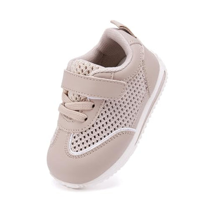 BMCiTYBM Baby Boy Girl Shoes Breathable Mesh Walking Shoes Lightweight Non-Slip Sneakers Infant First Walkers 6 9 12 18 24 Month