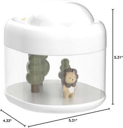 Baby Cool Mist Humidifiers for Bedroom Quiet - 16.91 OZ Small Humidifiers for Home with Night Light & Star Projector for Kids, Babies, Girls