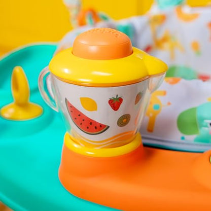 Bright Starts Bounce Bounce Baby 2-in-1 Activity Center Jumper & Table - Playful Pond (Green), 6 Months+