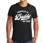 Promoted to Daddy 2025 T-Shirt Funny Humor New Dad Baby First Time
