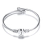 VQYSKO Gold Bracelets for Girls-A to Z Stainless Steel Heart Initial Girl Jewellery, Birthday Gifts for Girls