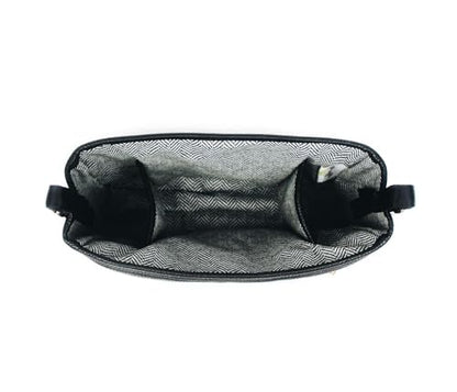 Itzy Ritzy Adjustable Stroller Caddy and Organizer Bag Featuring Front Zippered Pocket, 2 Built-in Interior Pockets & Adjustable Straps to Fit Nearly Any Stroller (Chai)