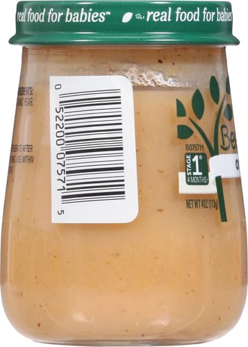 Beech-Nut Organics Stage 1 Organic Baby Food, Pear, 4 oz Jar