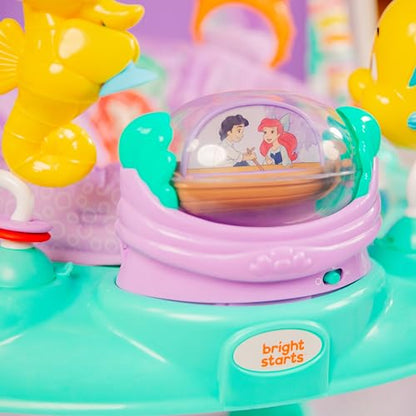 Bright Starts Disney Baby Finding Nemo Sea of Activities Baby Activity Center Jumper with Interactive Toys, Lights, Songs & Sounds, 6-12 Months (Blue)