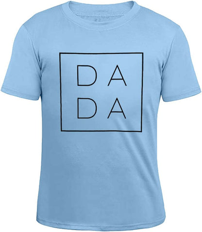 MNLYBABY Dad Shirts for Men Funny DADA Letter Print Graphic Tshirts Father Daddy Papa Gifts Tee Tops