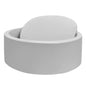 Foam Ball Pit, 47.2"x 13.8" Large Ball Pits for Toddlers, Soft Round Kiddie Baby Playpen Ball Pool for Kids, Ideal Gift for Babies Indoor and Outdoor Game, Grey, (Balls not Included)