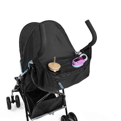 Summer by Ingenuity 3D Mini Convenience Stroller – Lightweight Stroller with Compact Fold, Multi-Position Recline, Canopy with Pop Out Sun Visor and More – Umbrella Stroller for Travel, Pink