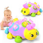 Baby Musical Ladybug Crawling Toys,Baby Toy 6-12 Months with Light-up Music, Early Educational Learning Montessori Toy, Infant Gift Toys for 7 8 9 10 11 Months 1-2 Years Old Newborn Girls (Pink)