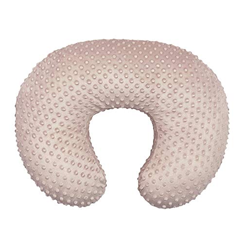 OWLOWLA Nursing Pillow Cover, Breastfeeding Pillow Slipcover Fits Nursing Pillow for Baby Boy Girl(Blush Pink)