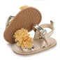 COSANKIM Baby Girl Sandals Rubber Sole Summer Outdoor Infant First Walker Crib Dress Shoes Baby Sandals
