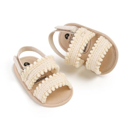 Baby Sandals Infant Boys Girls Summer Dress Flat Shoes Beach Sandals Newborn Crib Shoes First Walkers Prewalkers