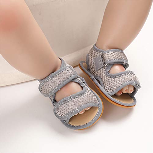 E-FAK Baby Boys Girls Summer Sandals Outdoor Beach Anti-Slip Rubber Soft Sole Newborn Toddler First Walker Shoes