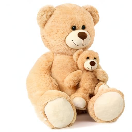 Muiteiur 49 inch Giant Teddy Bear Stuffed Animal, Big Bear Plush with Big Footprint, Great Gift for Party Decorations (Brown)